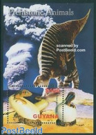 Guyana 2005 Preh. Animals S/s, Velociraptor, Mint NH, Nature - Prehistoric Animals - Prehistóricos