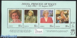 Samoa 1998 Lady Diana S/s, Mint NH, History - Charles & Diana - Kings & Queens (Royalty) - Koniklijke Families