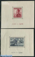 Spain 1938 Lepanto 1571 2 S/s, Mint NH, Transport - Ships And Boats - Nuovi