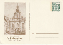 H 440) BRD Privat-GSK 9. Großtauschtag 1965 Speyer: Abb. Dreifaltigkeits-Kirche - Postales Privados - Nuevos