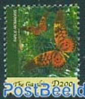 Gambia 2005 Definitive, Butterfly 1v, Mint NH, Nature - Butterflies - Gambie (...-1964)