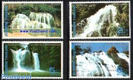 Thailand 1980 Water Falls 4v, Mint NH, Nature - Water, Dams & Falls - Thailand