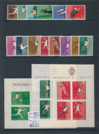 ST. MARINO SASSONE MS 19/21 + S106 MNH - Unused Stamps