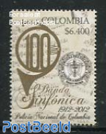 Colombia 2012 Police Symphony Orchestra 1v, Mint NH, Performance Art - Various - Music - Staves - Police - Musique