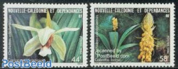 New Caledonia 1986 Orchids 2v, Mint NH, Nature - Flowers & Plants - Orchids - Nuovi