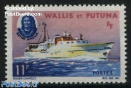 Wallis & Futuna 1965 Amelia 1v, Mint NH, Transport - Ships And Boats - Ships