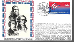 FRANCE 1989 - YT 2560 - Bicentenaire De La Révolution Française - CELEBRITES REVOLUTIONNAIRES - 18.02.1989 - 1980-1989