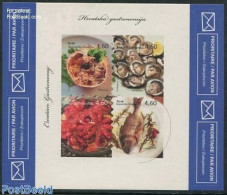 Croatia 2012 Gastronomy 4v M/s S-a, Mint NH, Health - Nature - Food & Drink - Fish - Alimentación