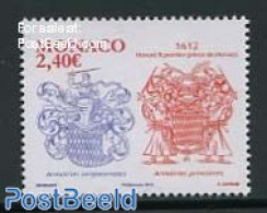 Monaco 2012 Coat Of Arms 1v, Mint NH, History - Coat Of Arms - Ungebraucht