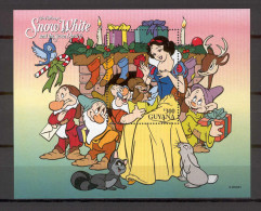 Disney Guyana 1996 Snow White And The Seven Dwarfs #1 MS MNH - Disney