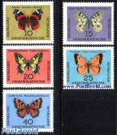 Germany, DDR 1964 Butterflies 5v, Mint NH, Nature - Butterflies - Neufs