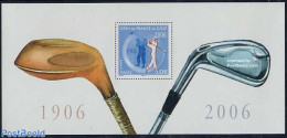 France 2006 French Open, Golf S/s, Mint NH, Sport - Golf - Sport (other And Mixed) - Neufs