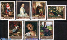 Hungary 1966 Paintings 7v, Mint NH, Art - Paintings - Unused Stamps