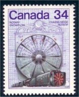 Canada Chasse-neige Rotatif Rotary Snowplow Train Locomotive Train Railway Zug MNH ** Neuf SC (C10-99a) - Neufs