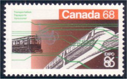 Canada Expo 86 Tramway Train Vancouver MNH ** Neuf SC (C10-93c) - Tranvie