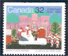 Canada Noel 1985 Christmas Ours Bear Seal Phoque Top-haut MNH ** Neuf SC (C10-70ha) - Unused Stamps