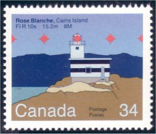 Canada Phare Rose Blanche Lighthouse MNH ** Neuf SC (C10-66a) - Unused Stamps