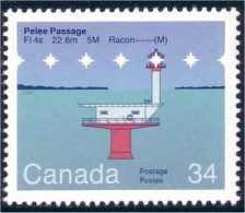 Canada Phare Pelee Passage Lake Erie Lighthouse MNH ** Neuf SC (C10-64b) - Fari