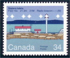 Canada Phare Sisters Islets Lighthouse MNH ** Neuf SC (C10-63b) - Leuchttürme