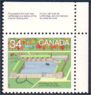 Canada Fort Whoop-Up MNH ** Neuf SC (C10-54c) - Other & Unclassified