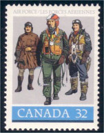 Canada Pilotes Avions Airplanes Aviation Parachute MNH ** Neuf SC (C10-43b) - Flugzeuge