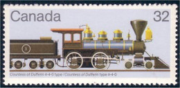 Canada Locomotive Train Railway Zug Countess Of Dufferin Bleu Blue Expo MNH ** Neuf SC (C10-39ii) - Unused Stamps