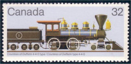 Canada Locomotive Train Railway Zug Countess Of Dufferin Bleu Blue Expo MNH ** Neuf SC (C10-39ii) - Neufs