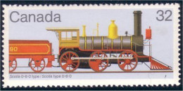 Canada Locomotive Train Railway Zug Scotia Bleu Blue Expo MNH ** Neuf SC (C10-39ia) - Unused Stamps