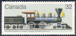 Canada Locomotive Train Railway Zug Countess Of Dufferin Vert Green MNH ** Neuf SC (C10-37b) - Trains