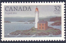 Canada Phare Fisgard Lighthouse MNH ** Neuf SC (C10-33a) - Unused Stamps