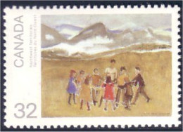 Canada Tableau Northwest Territories Painting Dancing MNH ** Neuf SC (C10-25b) - Baile