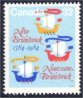 Canada Voiliers Sailing Ships MNH ** Neuf SC (C10-14b) - Bateaux