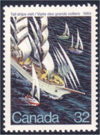 Canada Voilier Tall Ships Regatta Régate MNH ** Neuf SC (C10-12a) - Neufs