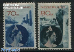 Netherlands 1931 Definitives 2v, Mint NH, Transport - Various - Ships And Boats - Industry - Art - Photography - Unused Stamps