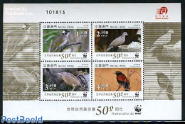 Macao 2011 WWF, Birds S/s, Mint NH, Nature - Birds - World Wildlife Fund (WWF) - Unused Stamps
