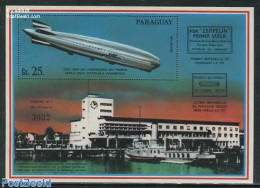 Paraguay 1981 Graf Zeppelin S/s, Mint NH, Transport - Ships And Boats - Zeppelins - Boten