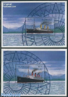 Saint Vincent 1996 Passenger Ships 2 S/s, Mint NH, Transport - Ships And Boats - Ships