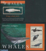 Guyana 2012 Whales 2 S/s, Mint NH, Nature - Sea Mammals - Guiana (1966-...)
