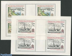Czechoslovkia 1982 Bratislava 2 M/ss, Mint NH, Transport - Ships And Boats - Other & Unclassified