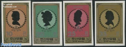 Korea, North 1982 J.W. Von Goethe 4v, Imperforated, Mint NH, History - Germans - Authors - Escritores