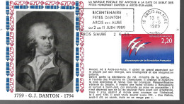 FRANCE 1989 - YT 2560 - Bicentenaire De La Révolution Française - G.J. DANTON - 02.06.1989 - 1980-1989