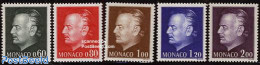 Monaco 1974 Definitives 5v, Mint NH - Unused Stamps