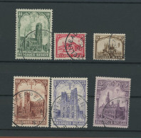 1928 Cathedrales Tourisme Yv. 267/272. Ø Très Beau Zeer Mooi.  Cote 35-€ - Used Stamps