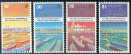 Singapore 1989 Port Authority 4v, Mint NH, Transport - Ships And Boats - Ships