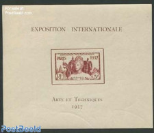 French Equatorial Africa 1937 World Expo Paris S/s, Unused (hinged), Various - World Expositions - Unused Stamps