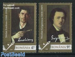 Romania 2013 Romanian Artists 2v, Mint NH, Art - Paintings - Nuovi