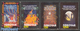 Faroe Islands 1998 Nordic Legends 4v, Mint NH, Art - Fairytales - Märchen, Sagen & Legenden