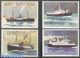 Faroe Islands 1999 Smyril, Ships 4v, Mint NH, Transport - Ships And Boats - Ships