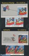 Denmark 2002 Comics 2 Booklets, Mint NH, Stamp Booklets - Art - Comics (except Disney) - Neufs