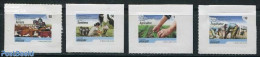 Uruguay 2013 Rural Rights 4v S-a, Mint NH, Nature - Various - Animals (others & Mixed) - Cattle - Agriculture - Justice - Agricoltura